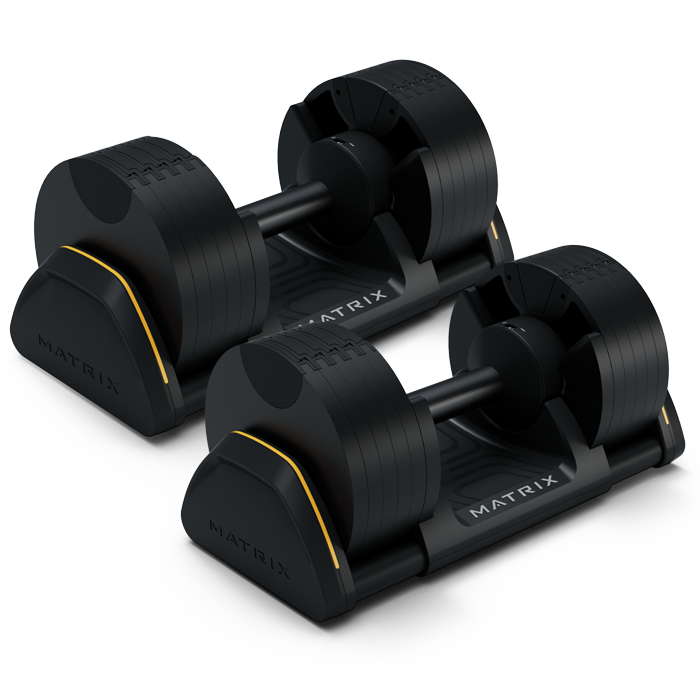 Matrix 50 lb Adjustable Dumbbells Default Title Matrix Dumbbells 48f0601e-e029-f011-8427-0afff11ba501_DB50_.