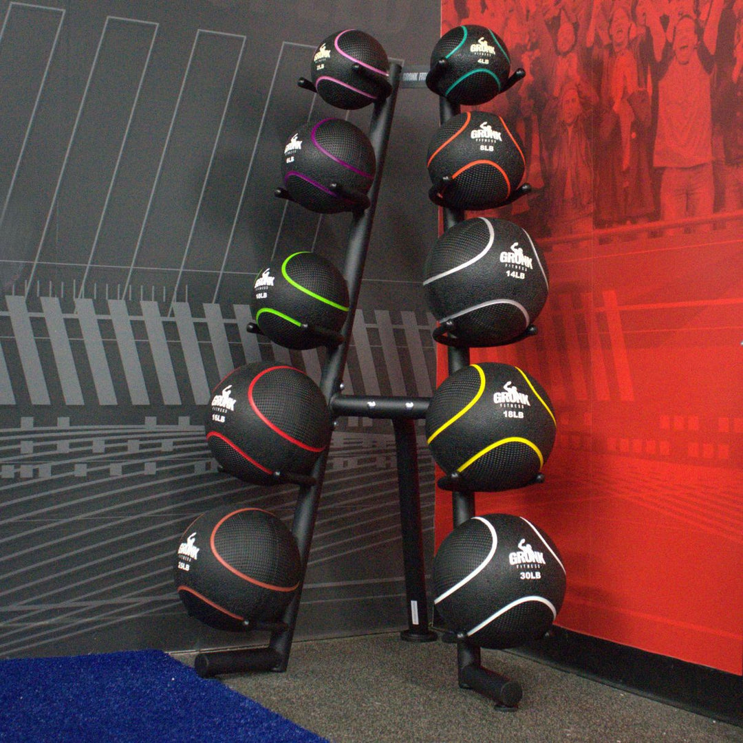 Gronk Fitness Medicine Ball Rack (Fits 10 Balls)