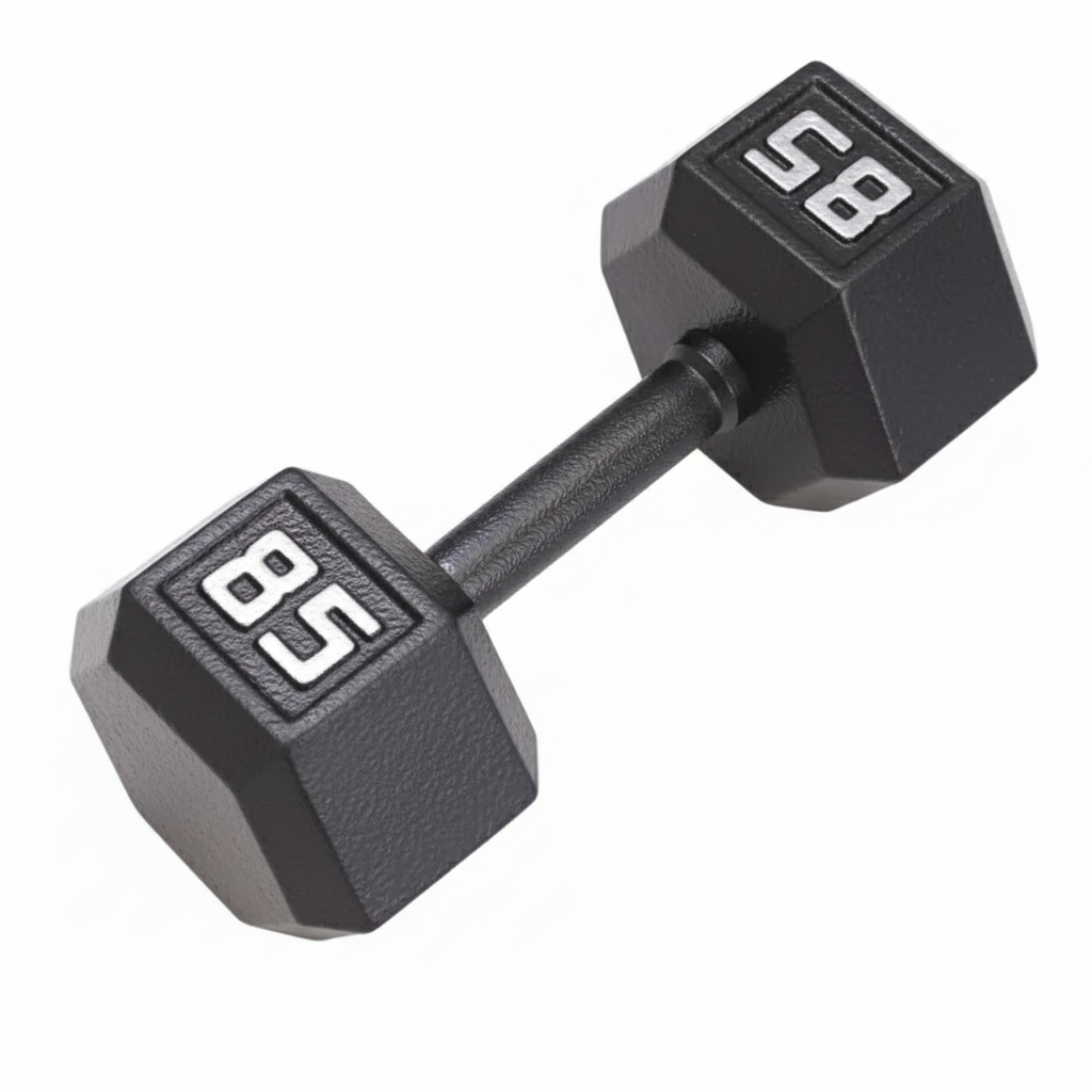 Gronk Cast Hex Dumbbell - Black 85 lb G&G Fitness Equipment Variant(s) - LBWeight 85