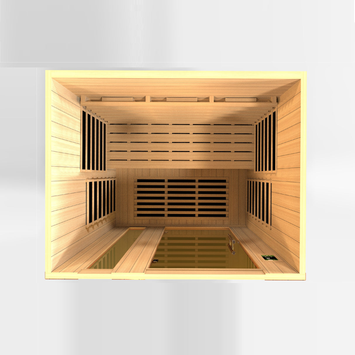 Dynamic Full Spectrum "Lugano" FAR Infrared Sauna with Hemlock Wood