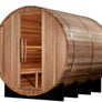 Golden Designs "Klosters" 6 Person Barrel Traditional Sauna - Pacific Cedar