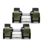 NÜOBELL 50lb Adjustable Dumbbell Set