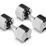 NÜOBELL 80lb Adjustable Dumbbell Set