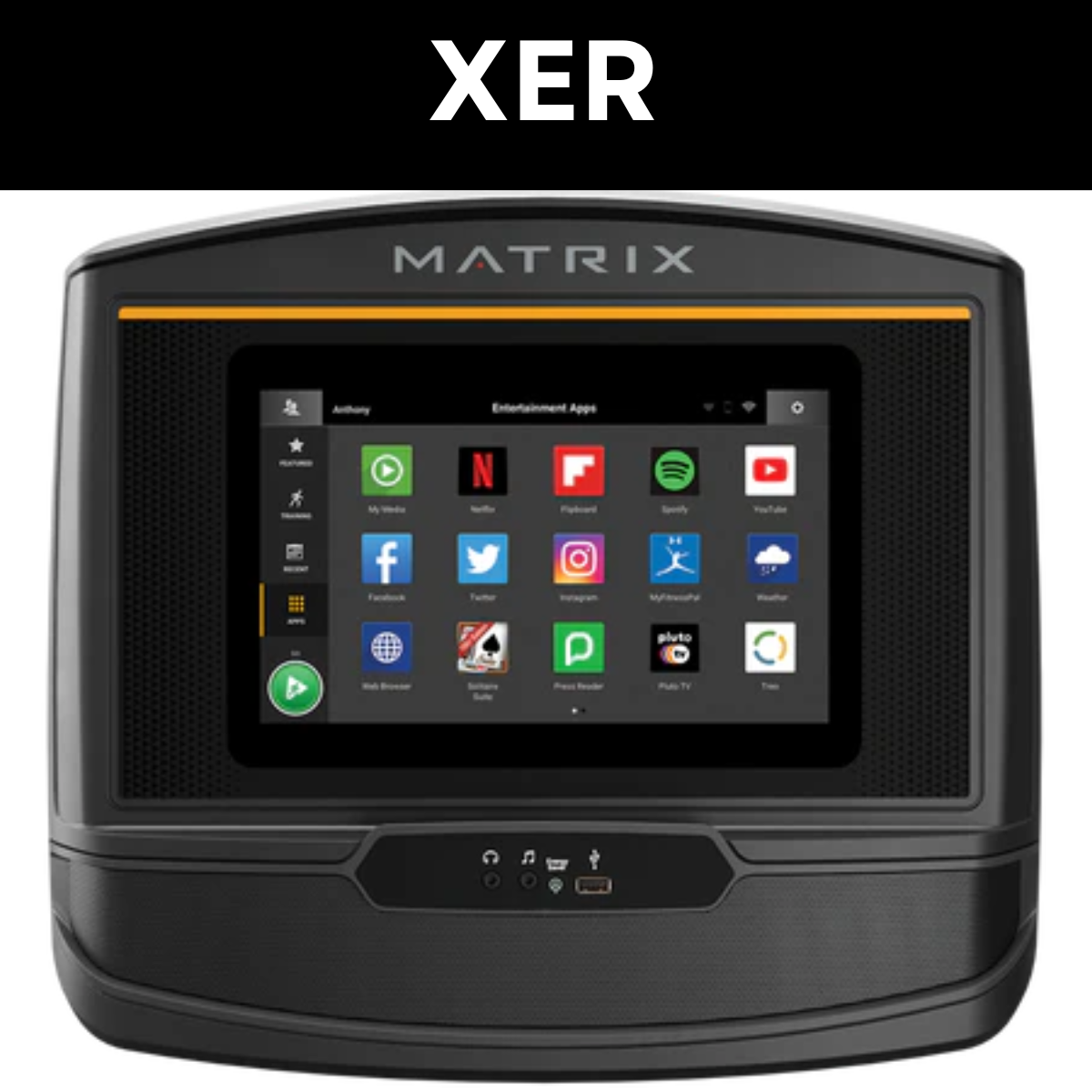 Matrix R50 Recumbent Bike with Console