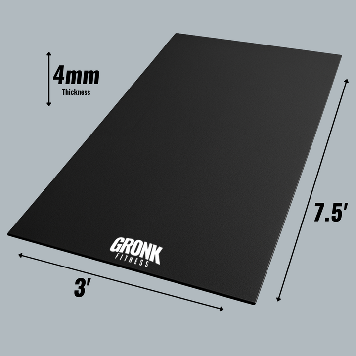 Gronk Fitness 4mm PVC Equipment Mat 7.5ft x 3ft
