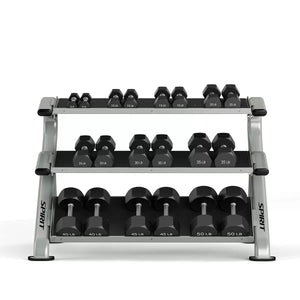Spirit 3-Tier Commercial Dumbbell Rack - Discontinued