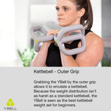 TRX YBell Arc Series 3-in-1 Kettlebell, Dumbbell and Push Up Bar Workout Equipment | 5.5 LBS TRX Kettlebells 61fg3ETy5qL._AC_SL1200