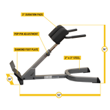 Body Solid GHYP345 Back Hyperextension - Discontinued Body Solid Modular; preacher curl, vkr, ab, roman chair 6a87a002-9d5c-ed11-834a-0af6a9949c45_GHYP345_.