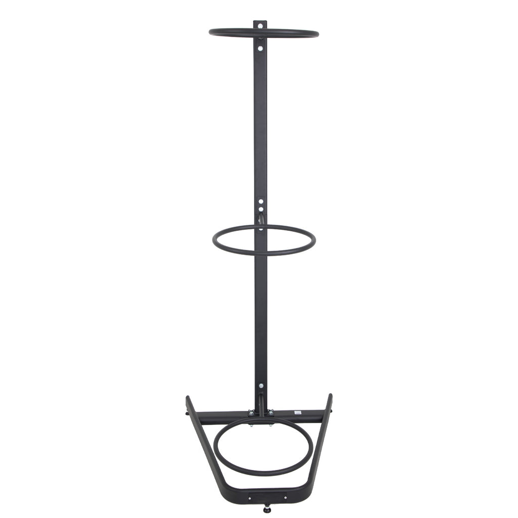 TKO Stability Ball Rack Commercial - Stores 3 Balls TKO Dumbell racks, power block stand, plate and bar storage, kettlebell racks, ball racks 853FBR3-BFront_1024x1024_82ea8c13-06c8-4b9b-a775-d1b4b40d20d5