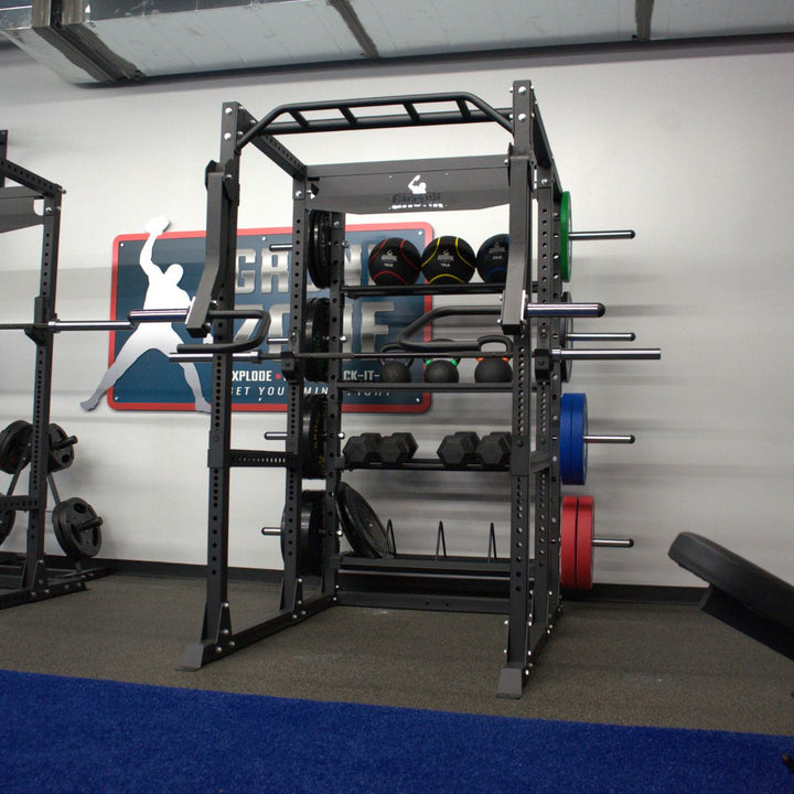 Gronk Fitness XPX Modular Power Rack - Discontinued Gronk Fitness Products Half rack, power rack or cage, smith, smith add-on Gronk_Fitness_Modular_Power_Rack-_Product_Picture_2_720x_06cae14b-14cf-4d9b-bff0-f9670ebf8a9d