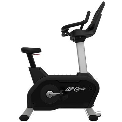 Life Fitness Aspire Upright Bike w/ SL Console, Arctic Silver