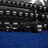 Gronk Fitness 10 sided Urethane Dumbbells (5lb-100lb) Set - Discontinued Default Title Gronk Fitness Products Dumbbells cab1ff7e-e237-f011-8428-0afff11ba501_1025-1046-G1_.