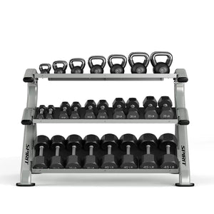 Spirit 3-Tier Commercial Dumbbell Rack - Discontinued