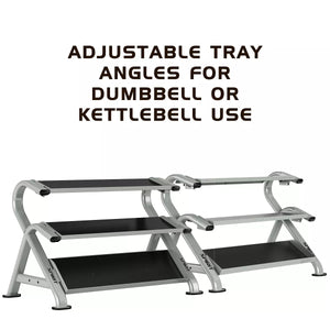 Spirit 3-Tier Commercial Dumbbell Rack - Discontinued