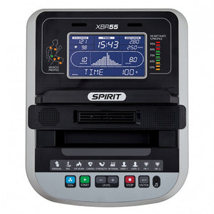 Spirit XBR55 Recumbent Bike console