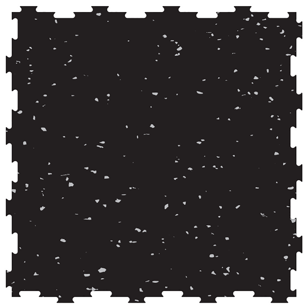 Interlocking Rubber Gym Floor Tiles Rec Surfaces Variant(s) - Size|Color 2x2grey