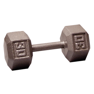 Body Solid Iron Hex Standard Dumbbell Gray
